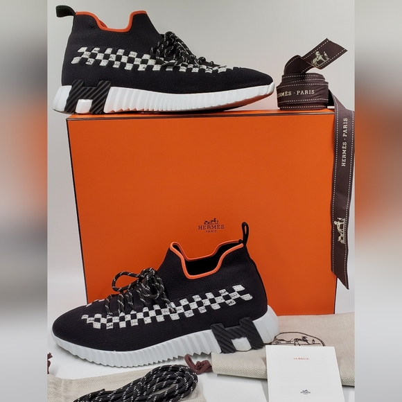HERMES FLEX SLIP-ON SNEAKERS - Picture 1 of 9
